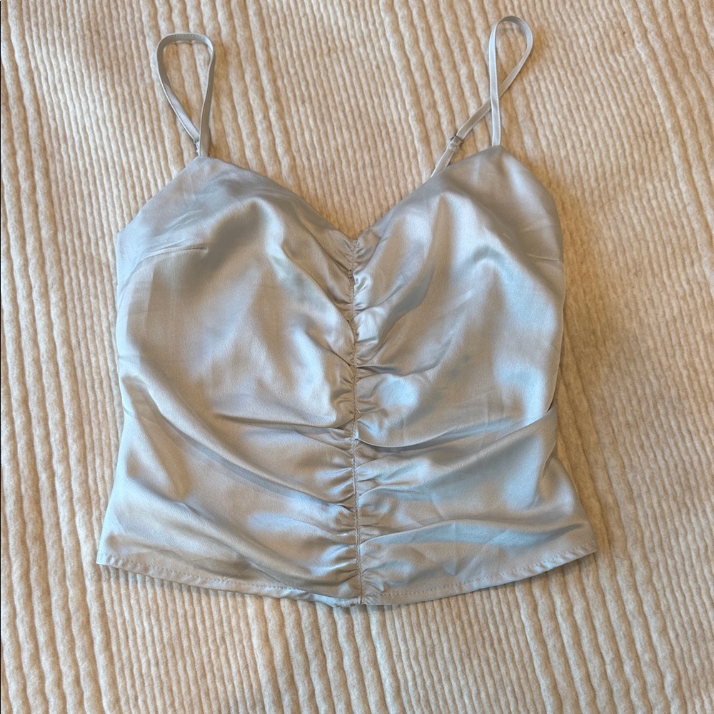 Abercrombie & Fitch Elegant Silver Camisole
